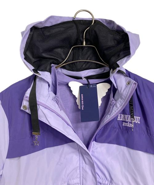 ANNA SUI（アナスイ）ANNA SUI (アナスイ) 多機能3WAYブルゾン　アウター　ライトアウター パープル サイズ:130−140cm 未使用品の古着・服飾アイテム