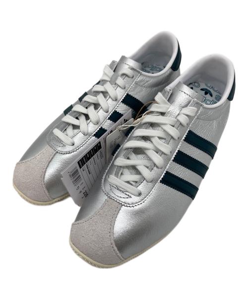 adidas（アディダス）adidas (アディダス) PARIS W　レザースニーカー　 シルバー サイズ:US 5 1/2 未使用品の古着・服飾アイテム