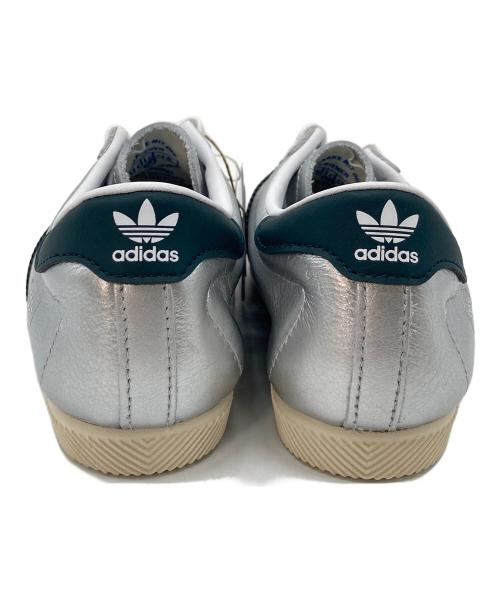 adidas（アディダス）adidas (アディダス) PARIS W　レザースニーカー　 シルバー サイズ:US 5 1/2 未使用品の古着・服飾アイテム