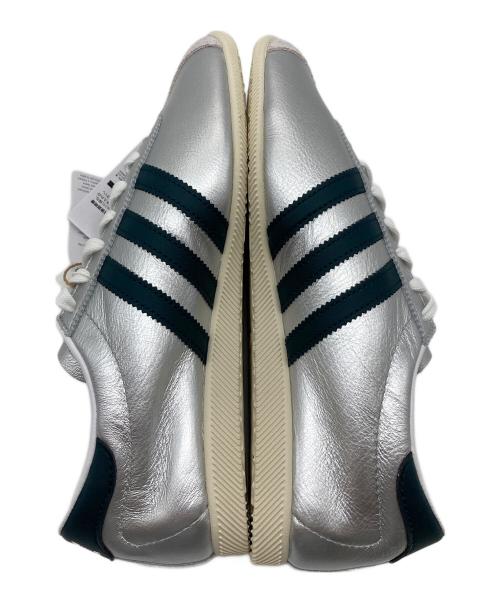 adidas（アディダス）adidas (アディダス) PARIS W　レザースニーカー　 シルバー サイズ:US 5 1/2 未使用品の古着・服飾アイテム