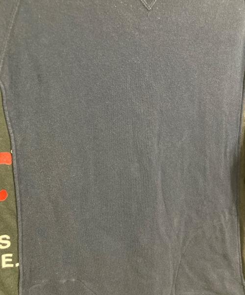 UNDERCOVERISM（アンダーカバーイズム）UNDERCOVERISM (アンダーカバーイズム) HOWL (ハウル) リメイクTシャツ　デザイントップス　日本製 ネイビー サイズ:FREEの古着・服飾アイテム
