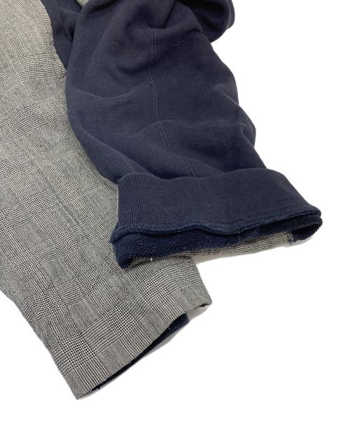 UNDERCOVER（アンダーカバー）UNDERCOVER (アンダーカバー) 切替スウェットパンツ グレー×ネイビー サイズ:3の古着・服飾アイテム