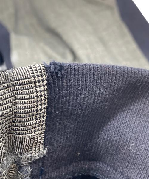 UNDERCOVER（アンダーカバー）UNDERCOVER (アンダーカバー) 切替スウェットパンツ グレー×ネイビー サイズ:3の古着・服飾アイテム