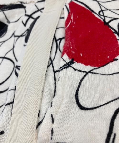 Vivienne Westwood（ヴィヴィアンウエストウッド）Vivienne Westwood (ヴィヴィアンウエストウッド) HOUSE OF CARDS ジョガーパンツ ホワイト×ブラック サイズ:Mの古着・服飾アイテム