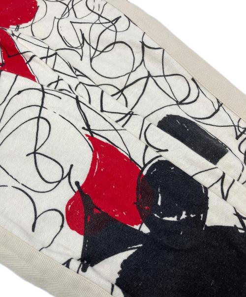 Vivienne Westwood（ヴィヴィアンウエストウッド）Vivienne Westwood (ヴィヴィアンウエストウッド) HOUSE OF CARDS ジョガーパンツ ホワイト×ブラック サイズ:Mの古着・服飾アイテム