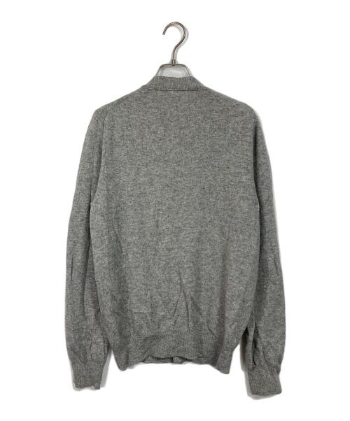 PLAY COMME des GARCONS（プレイコムデギャルソン）PLAY COMME des GARCONS (プレイコムデギャルソン) ニットカーディガン　ウールカーディガン　日本製 グレー サイズ:Sの古着・服飾アイテム