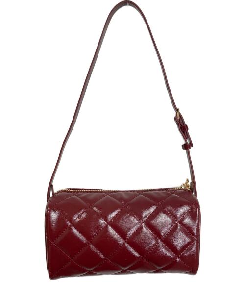 CHARLES & KEITH（チャールズアンドキース）CHARLES & KEITH (チャールズアンドキース) Janie 2WAYミニキルティングバッグ　ハンドバッグ　ショルダーバッグ　セレモニー レッド サイズ:実寸参照の古着・服飾アイテム