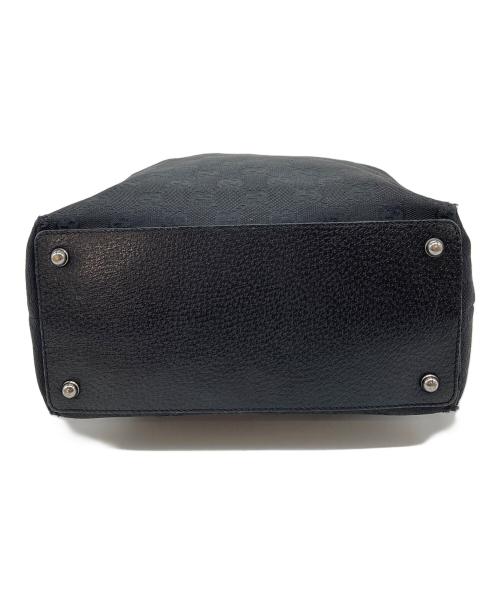 GUCCI（グッチ）GUCCI (グッチ) GGキャンバストートバッグ　イタリア製 ブラック サイズ:実寸参照の古着・服飾アイテム