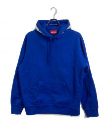 SUPREME（シュプリーム）の古着「Mirrored Logo Hooded Sweatshirt スウェットパーカー　19AW」｜ブルー