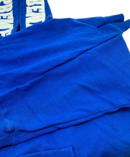 SUPREME（シュプリーム）Supreme (シュプリーム) Mirrored Logo Hooded Sweatshirt スウェットパーカー　19AW ブルー サイズ:Lの古着・服飾アイテム
