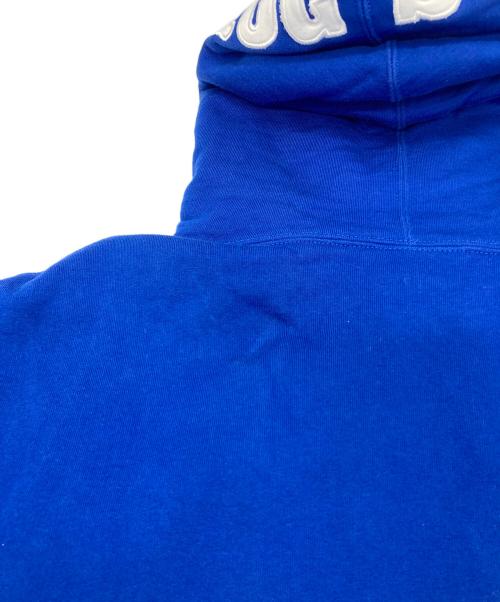 SUPREME（シュプリーム）Supreme (シュプリーム) Mirrored Logo Hooded Sweatshirt スウェットパーカー　19AW ブルー サイズ:Lの古着・服飾アイテム