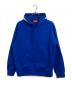 Supreme（シュプリーム）の古着「Mirrored Logo Hooded Sweatshirt スウェットパーカー　19AW」｜ブルー