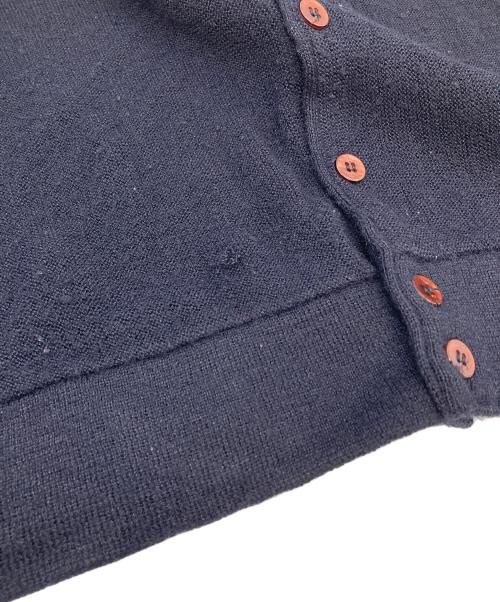 Christian Dior（クリスチャン ディオール）Christian Dior (クリスチャン ディオール) 【古着】USA製 ロゴ刺繍アクリルニットカーディガン ネイビー サイズ:Lの古着・服飾アイテム