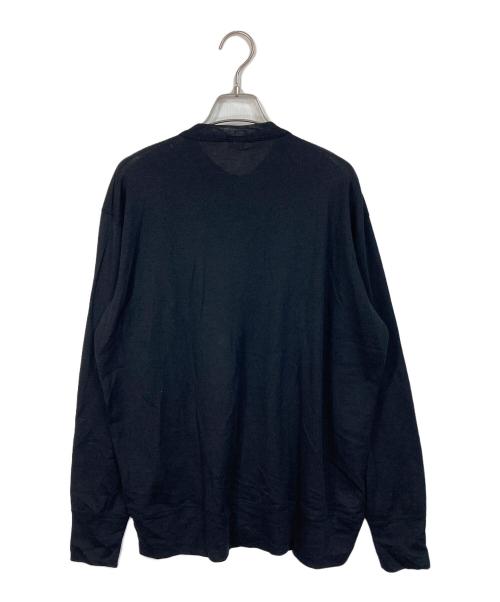 GICIPI（ジチピ）GICIPI (ジチピ) ウールシルクカーディガン　イタリア ブラック サイズ:4の古着・服飾アイテム
