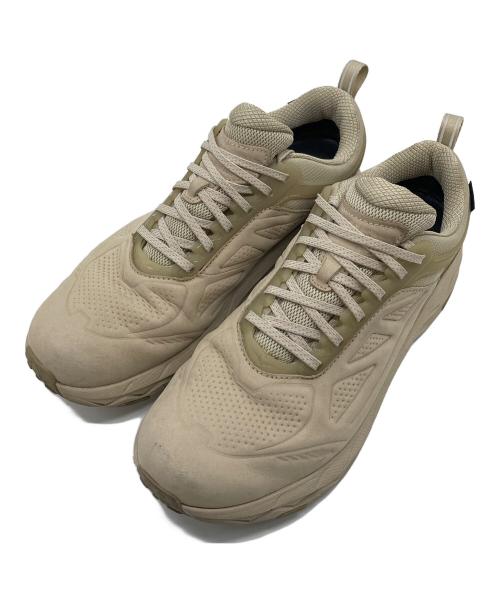 HOKAONEONE（ホカオネオネ）HOKAONEONE (ホカオネオネ) Challenger low Gore-tex  チャレンジャー　ロウ　ゴアテックス　スポーツ　アウトドア ベージュ サイズ:US 9.5  2Eの古着・服飾アイテム