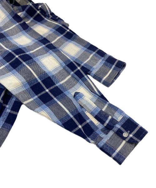 L.L.Bean（エルエルビーン）L.L.Bean (エルエルビーン) 【古着】USA製チェックシャツ　コットンシャツ　USA製 ブルー×ホワイト サイズ:Mの古着・服飾アイテム