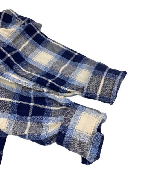 L.L.Bean（エルエルビーン）L.L.Bean (エルエルビーン) 【古着】USA製チェックシャツ　コットンシャツ　USA製 ブルー×ホワイト サイズ:Mの古着・服飾アイテム