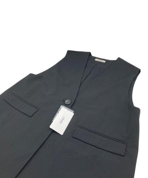 JOURNAL STANDARD relume（ジャーナルスタンダード レリューム）JOURNAL STANDARD relume (ジャーナルスタンダード レリューム) 25AW フラップポケットノーカラージレ　ベスト ブラック サイズ:FREE 未使用品の古着・服飾アイテム