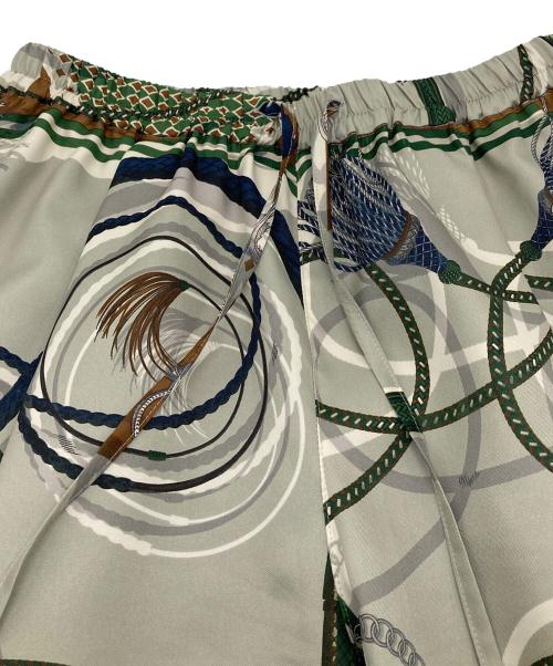 manipuri（マニプリ）manipuri (マニプリ) journal standard L'essage (ジャーナルスタンダード レサージュ) 別注ロングパンツ　イージーパンツ　総柄　日本製 グリーン サイズ:FREE 未使用品の古着・服飾アイテム