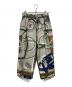 manipuri（マニプリ）の古着「別注ロングパンツ　イージーパンツ　総柄　日本製」｜グリーン