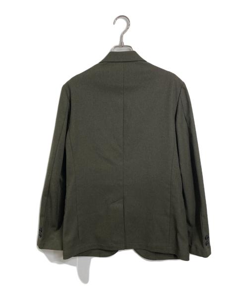green label relaxing（グリーンレーベルリラクシング）green label relaxing (グリーンレーベルリラクシング) JUST fit Wライク セットアップ ジャケット＆パンツ グリーン サイズ:Sの古着・服飾アイテム