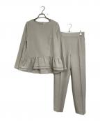 MICA&DEALマイカアンドディール）の古着「ペプラムセットアップ」｜ピンク