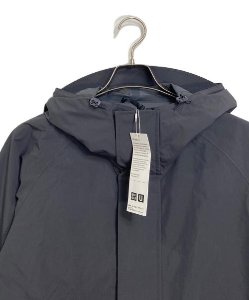 UNIQLO U（ユニクロ ユー）UNIQLO U (ユニクロ ユー) ブロックテックユーティリティパーカ　ナイロンパーカー　撥水ジャケット グレー サイズ:L 未使用品の古着・服飾アイテム