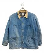 LEEリー）の古着「【古着】70's‐80's デニム カバーオール　アウター　USA製」｜ブルー