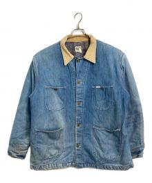 LEE（リー）の古着「【古着】70's‐80's デニム カバーオール　アウター　USA製」｜ブルー