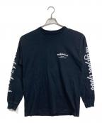 NEIGHBORHOOD×MOTORHEADネイバーフッド×モーターヘッド）の古着「21AW ロゴ プリントカットソー　ロンT  日本製」｜ブラック