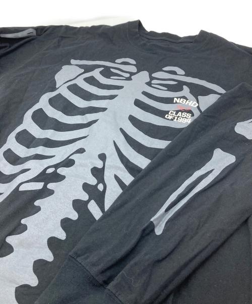 NEIGHBORHOOD（ネイバーフッド）NEIGHBORHOOD (ネイバーフッド) 21SS BONES/C-TEE ロングカットソー ブラック サイズ:Mの古着・服飾アイテム
