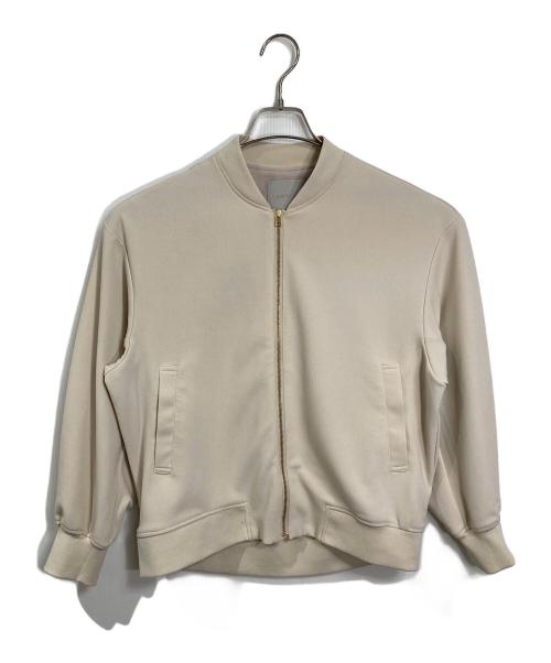 UNFILO（アンフィーロ）UNFILO (アンフィーロ) ヘビロテブルゾン　アウター　ライトアウター ベージュ サイズ:Mの古着・服飾アイテム