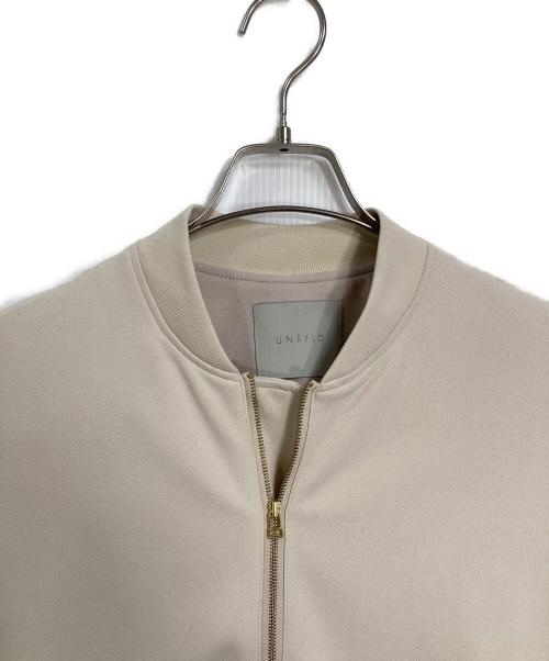 UNFILO（アンフィーロ）UNFILO (アンフィーロ) ヘビロテブルゾン　アウター　ライトアウター ベージュ サイズ:Mの古着・服飾アイテム