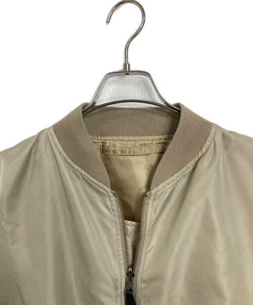 JOURNAL STANDARD（ジャーナルスタンダード）JOURNAL STANDARD (ジャーナルスタンダード) Reversible MA-1  リバーシブルMA-1 アウター　ライトアウター ベージュ×カーキ サイズ:実寸参照の古着・服飾アイテム