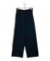 JOURNAL STANDARD（ジャーナルスタンダード）の古着「ウォッシャブルトラックパンツ　ラインパンツ」｜ブラック