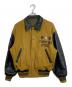 pazzoclub（パッゾクラブ）の古着「【古着】レザースリーブスタジャン　」｜ブラウン