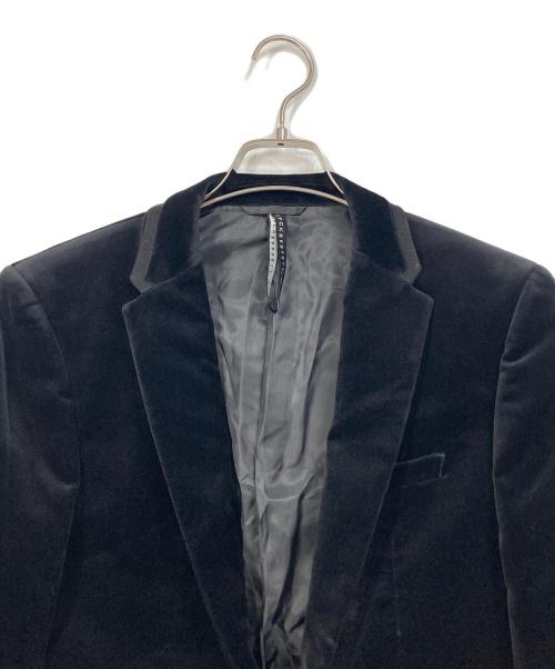 NEIL BARRETT（ニールバレット）NEIL BARRETT (ニールバレット) ベルベットテーラードジャケット ブラック サイズ:2の古着・服飾アイテム