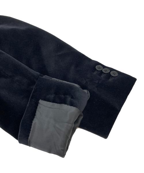NEIL BARRETT（ニールバレット）NEIL BARRETT (ニールバレット) ベルベットテーラードジャケット ブラック サイズ:2の古着・服飾アイテム