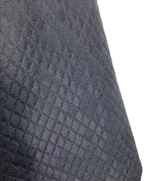 HUGO BOSS（ヒューゴ ボス）HUGO BOSS (ヒューゴ ボス) 裏地総柄ダイヤキルトテーラードジャケット　アウター　ライトアウター　セレモニー ブラック サイズ:44の古着・服飾アイテム