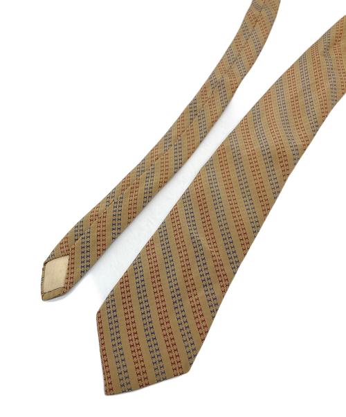 CHANEL（シャネル）CHANEL (シャネル) ココマークネクタイ ベージュ サイズ:実寸参照の古着・服飾アイテム