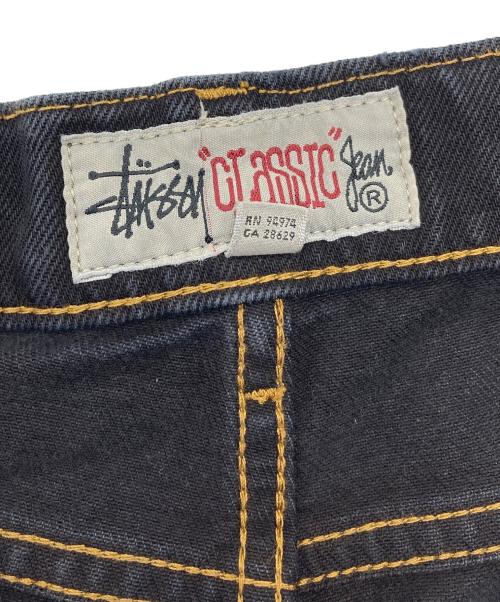 stussy（ステューシー）stussy (ステューシー) CLASSIC JEAN DENIM クラシックジーンデニム  デニムパンツ ブラック サイズ:29の古着・服飾アイテム