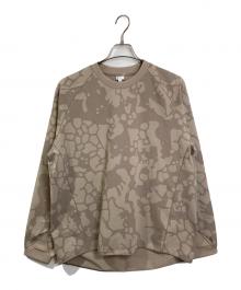 GOLDWIN（ゴールドウイン）の古着「Reaction Diffusion L/S T-shirt  リアクションディフュージョンロングスリーブティーシャツ  ロングスリーブカットソー」｜ベージュ