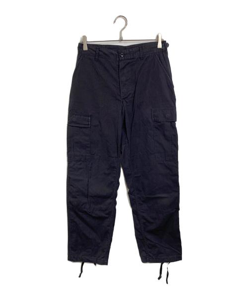 US ARMY（ユーエスアーミー）US ARMY (ユーエスアーミー) 【古着】Trousers Rip-Stop 6pkt Cargo カーゴパンツ　アーミーパンツ　USA製 ネイビー サイズ:Sの古着・服飾アイテム