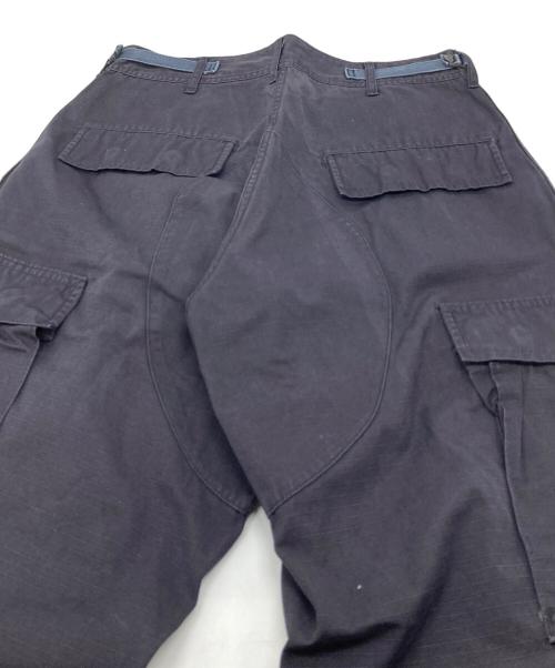 US ARMY（ユーエスアーミー）US ARMY (ユーエスアーミー) 【古着】Trousers Rip-Stop 6pkt Cargo カーゴパンツ　アーミーパンツ　USA製 ネイビー サイズ:Sの古着・服飾アイテム
