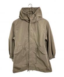Spick and Span（スピック＆スパン）の古着「P/Ny 撥水スノーカモパーカーコート　アウター　ライトアウター」｜オリーブ