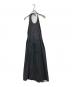 FREAK'S STORE（フリークスストア）の古着「LEI APRON DRESS エプロンドレス　キャミワンピーズ　シルク」｜グレー