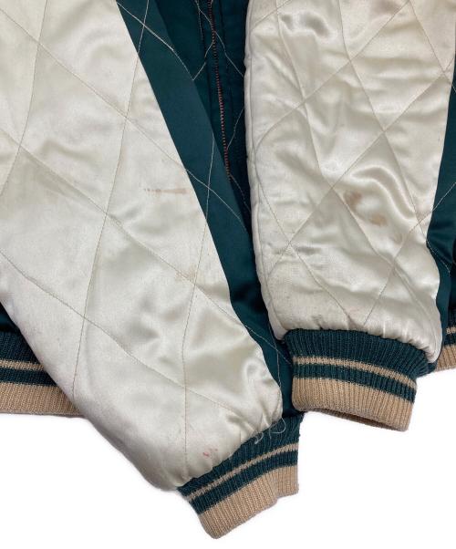 東洋エンタープライズ（トウヨウエンタープライズ）東洋エンタープライズ (トウヨウエンタープライズ) 鷲×日本地図×舞子モチーフスカジャン　アウター　 レッド サイズ:Mの古着・服飾アイテム