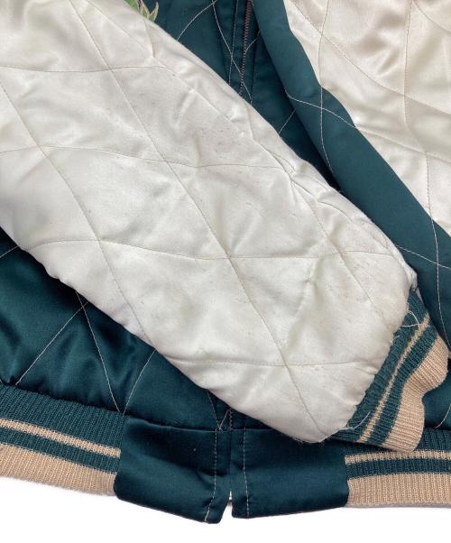 東洋エンタープライズ（トウヨウエンタープライズ）東洋エンタープライズ (トウヨウエンタープライズ) 鷲×日本地図×舞子モチーフスカジャン　アウター　 レッド サイズ:Mの古着・服飾アイテム