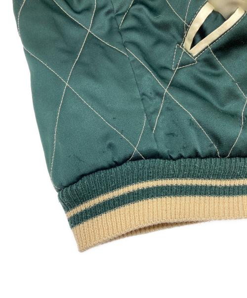 東洋エンタープライズ（トウヨウエンタープライズ）東洋エンタープライズ (トウヨウエンタープライズ) 鷲×日本地図×舞子モチーフスカジャン　アウター　 レッド サイズ:Mの古着・服飾アイテム