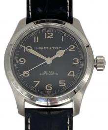 HAMILTON（ハミルトン）の古着「Khaki Field Murph カーキ フィールド マーフ　モールス信号なし　マーフウォッチ　自動巻き「H-10」ムーブメント　80時間パワーリザーブ　10気圧防水」